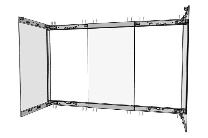 Portal Case Tripple Open