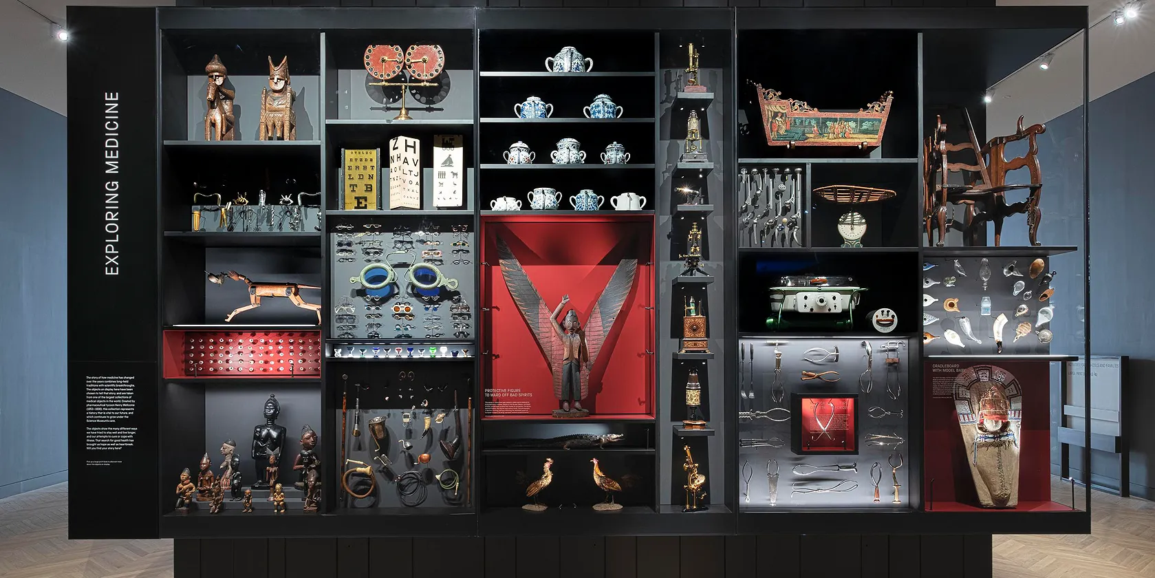 Science Museum display case by Click Netherfield